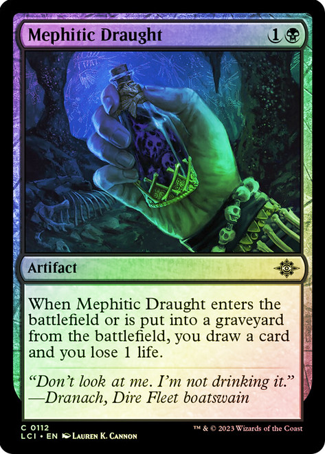 Mephitic Draught\nThe Lost Caverns of Ixalan\nSingle\nMagic The Gathering