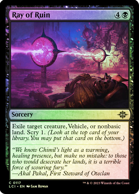Ray of Ruin\nThe Lost Caverns of Ixalan\nSingle\nMagic The Gathering
