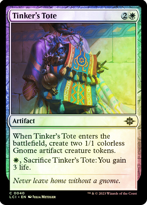 Tinker's Tote\nThe Lost Caverns of Ixalan\nSingle\nMagic The Gathering
