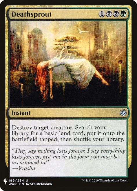 Deathsprout\nPlaneswalker Symbol Reprints\nSingle\nMagic The Gathering
