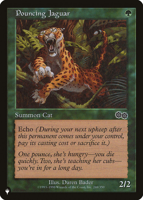 Pouncing Jaguar\nPlaneswalker Symbol Reprints\nSingle\nMagic The Gathering