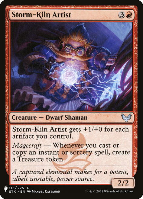 Storm-Kiln Artist\nPlaneswalker Symbol Reprints\nSingle\nMagic The Gathering