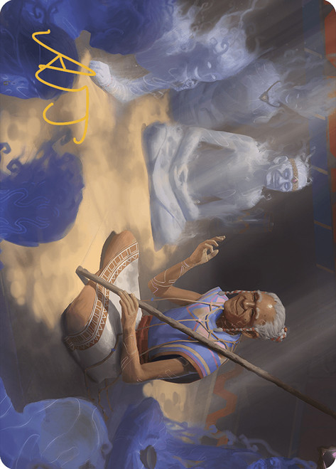 {Ancestral Reminiscence Art Card} (Signed)\nArt Series: The Lost Caverns of Ixalan - Variants\nSingle\nMagic The Gathering