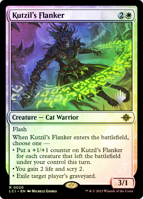 Kutzil's Flanker (Promo Pack) (The Lost Caverns of Ixalan)\nPromo: Planeswalker Stamped\nSingle\nMagic The Gathering