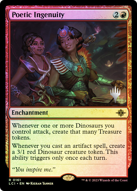 Poetic Ingenuity (Promo Pack) (The Lost Caverns of Ixalan)\nPromo: Planeswalker Stamped\nSingle\nMagic The Gathering