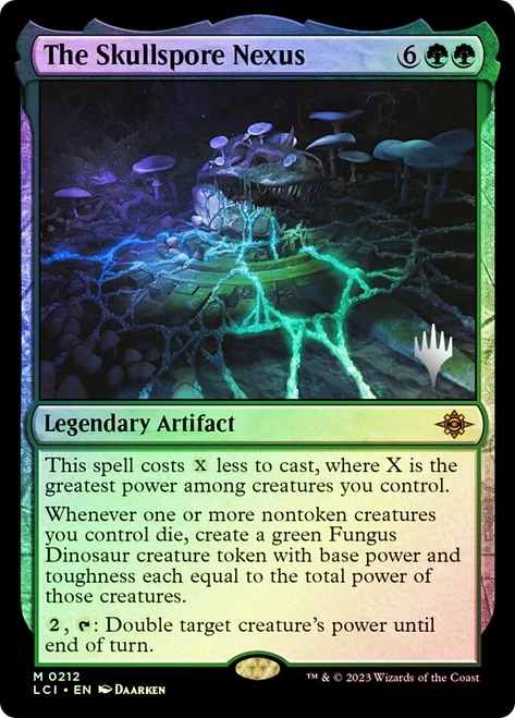 The Skullspore Nexus (Promo Pack) (The Lost Caverns of Ixalan)\nPromo: Planeswalker Stamped\nSingle\nMagic The Gathering