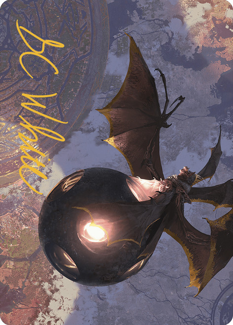 {Malicious Eclipse Art Card} (Signed)\nArt Series: The Lost Caverns of Ixalan - Variants\nSingle\nMagic The Gathering