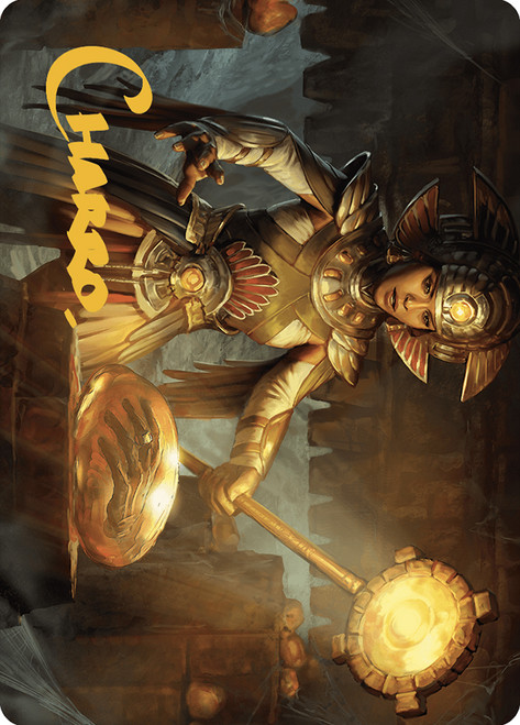 {Curator of Sun's Creation Art Card} (Signed)\nArt Series: The Lost Caverns of Ixalan - Variants\nSingle\nMagic The Gathering