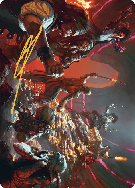 {Hit the Mother Lode Art Card} (Signed)\nArt Series: The Lost Caverns of Ixalan - Variants\nSingle\nMagic The Gathering