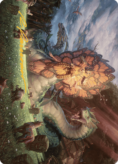{Ojer Kaslem, Deepest Growth Art Card} (#30) (Signed)\nArt Series: The Lost Caverns of Ixalan - Variants\nSingle\nMagic The Gathering