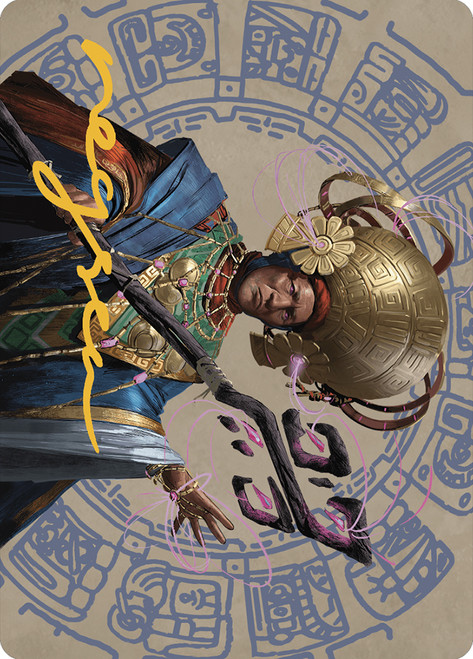 {Akal Pakal, First Among Equals Art Card} (#46) (Signed)\nArt Series: The Lost Caverns of Ixalan - Variants\nSingle\nMagic The Gathering