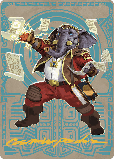 {Quintorius Kand Art Card} (#65) (Signed)\nArt Series: The Lost Caverns of Ixalan - Variants\nSingle\nMagic The Gathering