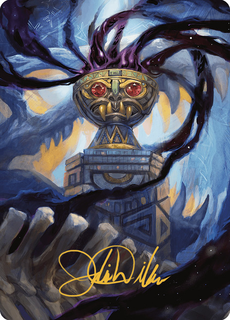 {Chalice of the Void Art Card} (Signed)\nArt Series: The Lost Caverns of Ixalan - Variants\nSingle\nMagic The Gathering
