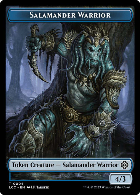 {Salamander Warrior Token} // {Shapeshifter Token}\nThe Lost Caverns of Ixalan Commander\nSingle\nMagic The Gathering