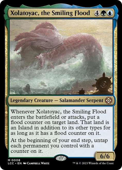 Xolatoyac, the Smiling Flood\nThe Lost Caverns of Ixalan Commander\nSingle\nMagic The Gathering