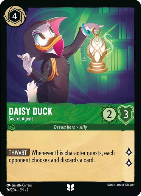 世界10枚限定カード！シリアルナンバー入りDAISY DUCK デイジーダック Daisy Duck - Secret Agent | Rise of the Floodborn | Star City Games