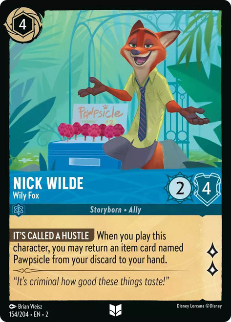 Nick Wilde - Wily Fox | Rise of the Floodborn (Cold Foil) | Star 