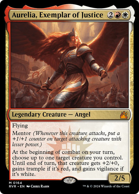 Aurelia, Exemplar of Justice\nRavnica Remastered\nSingle\nMagic The Gathering