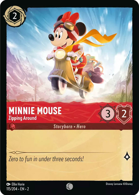 Minnie Mouse Zipping Around