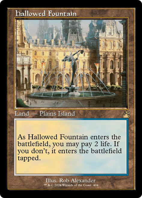 Hallowed Fountain (Serial Number) (Retro Frame) | Ravnica 