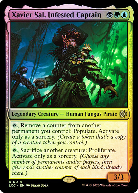 Xavier Sal, Infested Captain\nThe Lost Caverns of Ixalan Commander\nSingle\nMagic The Gathering