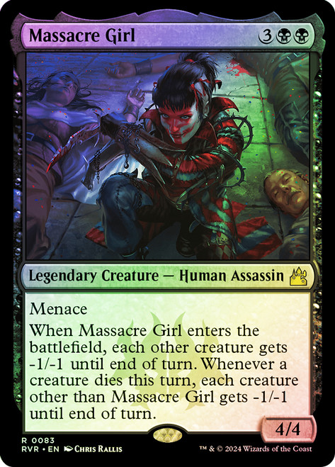 Massacre Girl\nRavnica Remastered\nSingle\nMagic The Gathering
