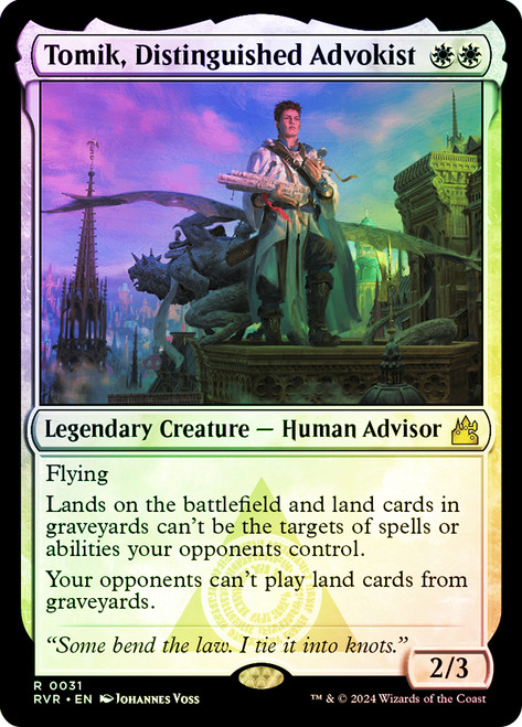 Tomik, Distinguished Advokist\nRavnica Remastered\nSingle\nMagic The Gathering