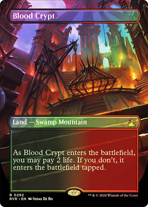 Blood Crypt (Borderless) | Ravnica Remastered - Variants | Star 