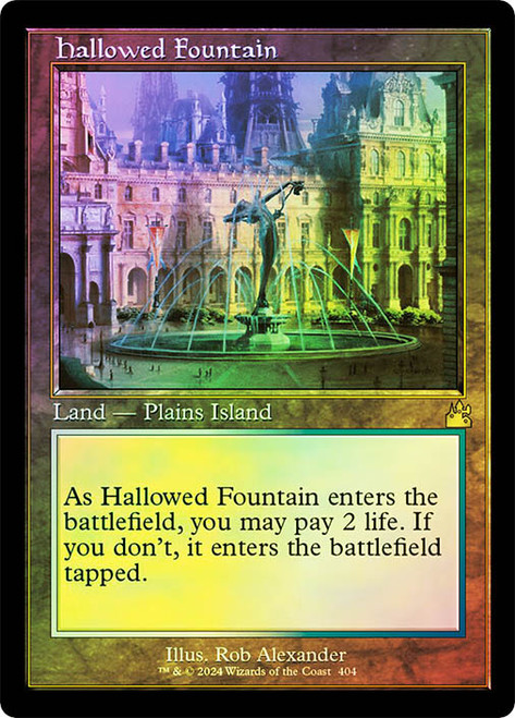 Hallowed Fountain (Serial Number) (Retro Frame) | Ravnica 