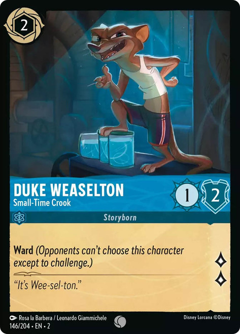 Duke Weaselton Small Time Crook