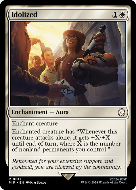 Idolized\nFallout Commander\nSingle\nMagic The Gathering