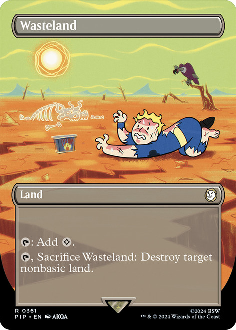 Wasteland (Borderless)\nFallout Commander - Variants\nSingle\nMagic The Gathering