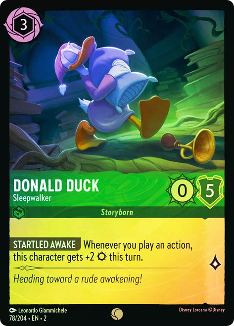 ディズニーロルカナ Donald Duck - Musketeer Disney Lorcana Donald Duck Musketeer Spiel Germany Promo