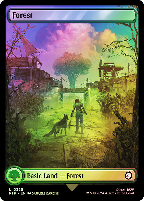 Forest (#325)\nFallout Commander\nSingle\nMagic The Gathering
