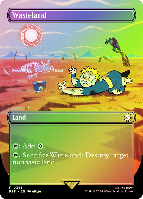 Wasteland (Borderless)\nFallout Commander - Variants\nSingle\nMagic The Gathering