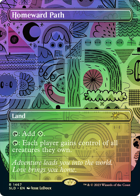 Homeward Path (Secret Lair) (Borderless)\nPromo: General\nSingle\nMagic The Gathering