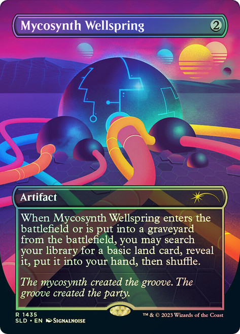 Mycosynth Wellspring (Secret Lair) (Borderless)\nPromo: General\nSingle\nMagic The Gathering