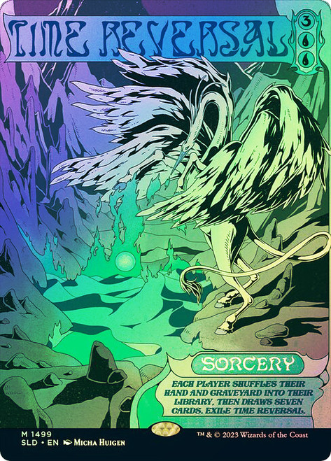 Time Reversal (Secret Lair) (Hand Drawn)\nPromo: General\nSingle\nMagic The Gathering