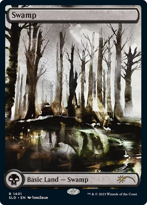 MtG SLP 0033 沼 / Swamp Foil Magic Con Swamp Promo - Secret Lair Showdown (SLP) #33 - MagicCon 2025