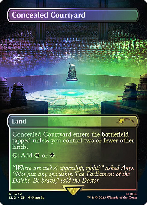 Concealed Courtyard (Secret Lair) (Borderless)\nPromo: General\nSingle\nMagic The Gathering