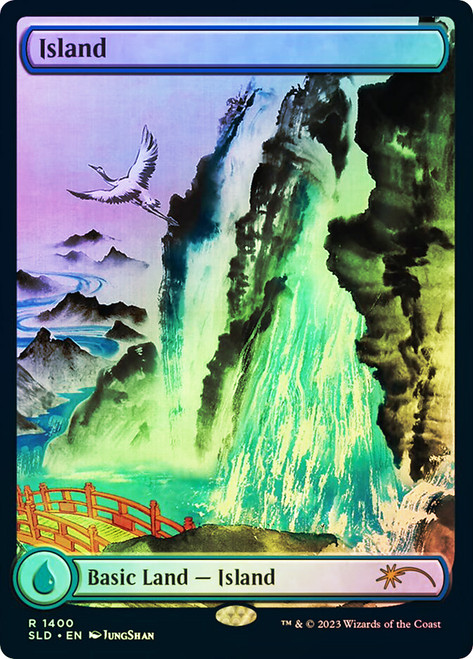 Island (Secret Lair) (#1400) (Full Art)\nPromo: General\nSingle\nMagic The Gathering