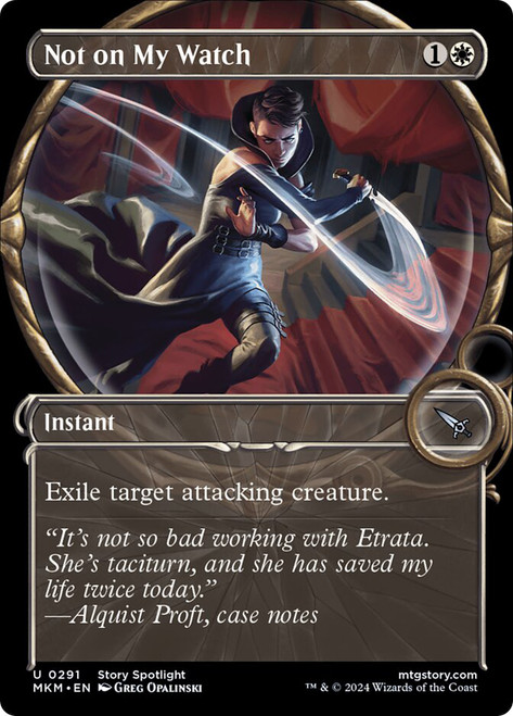 Not on My Watch (Showcase)\nMurders at Karlov Manor - Variants\nSingle\nMagic The Gathering