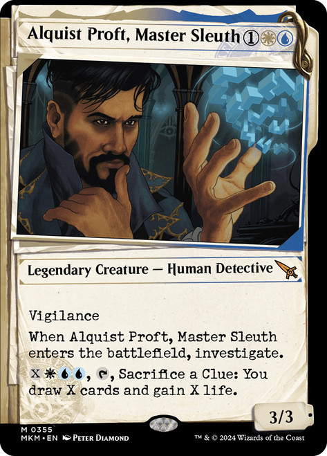 Alquist Proft, Master Sleuth (Showcase)\nMurders at Karlov Manor - Variants\nSingle\nMagic The Gathering