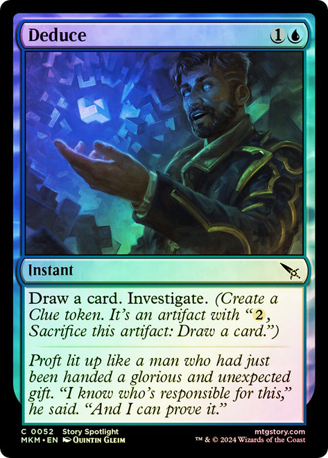 Deduce\nMurders at Karlov Manor\nSingle\nMagic The Gathering