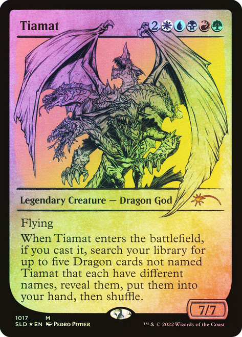Tiamat (Secret Lair) (Showcase)\nPromo: General\nSingle\nMagic The Gathering