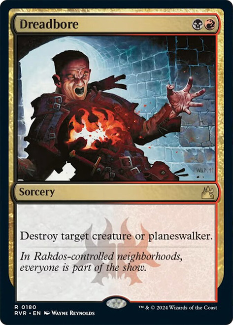 Dreadbore\nRavnica Remastered\nSingle\nMagic The Gathering
