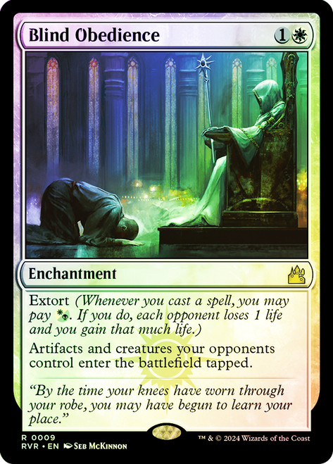 Blind Obedience\nRavnica Remastered\nSingle\nMagic The Gathering