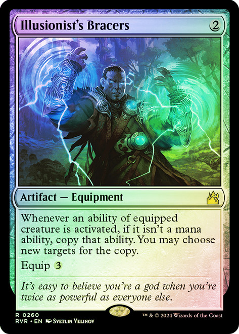 Illusionist's Bracers\nRavnica Remastered\nSingle\nMagic The Gathering