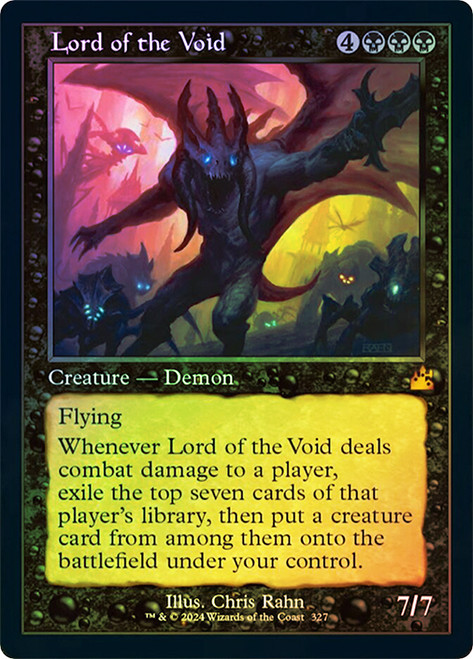 Lord of the Void (Retro Frame)\nRavnica Remastered - Retro Frame\nSingle\nMagic The Gathering