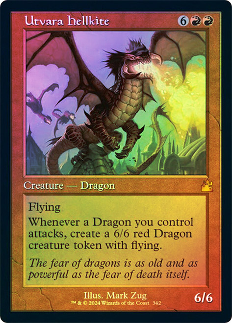 Utvara Hellkite (Retro Frame)\nRavnica Remastered - Retro Frame\nSingle\nMagic The Gathering